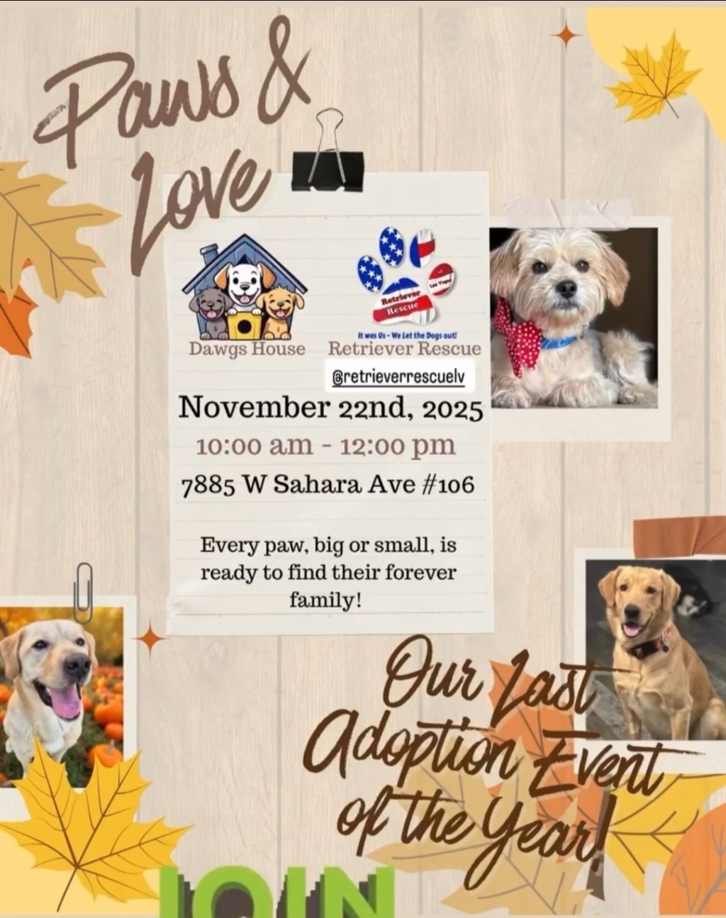 RRLV Paws & Love 2025