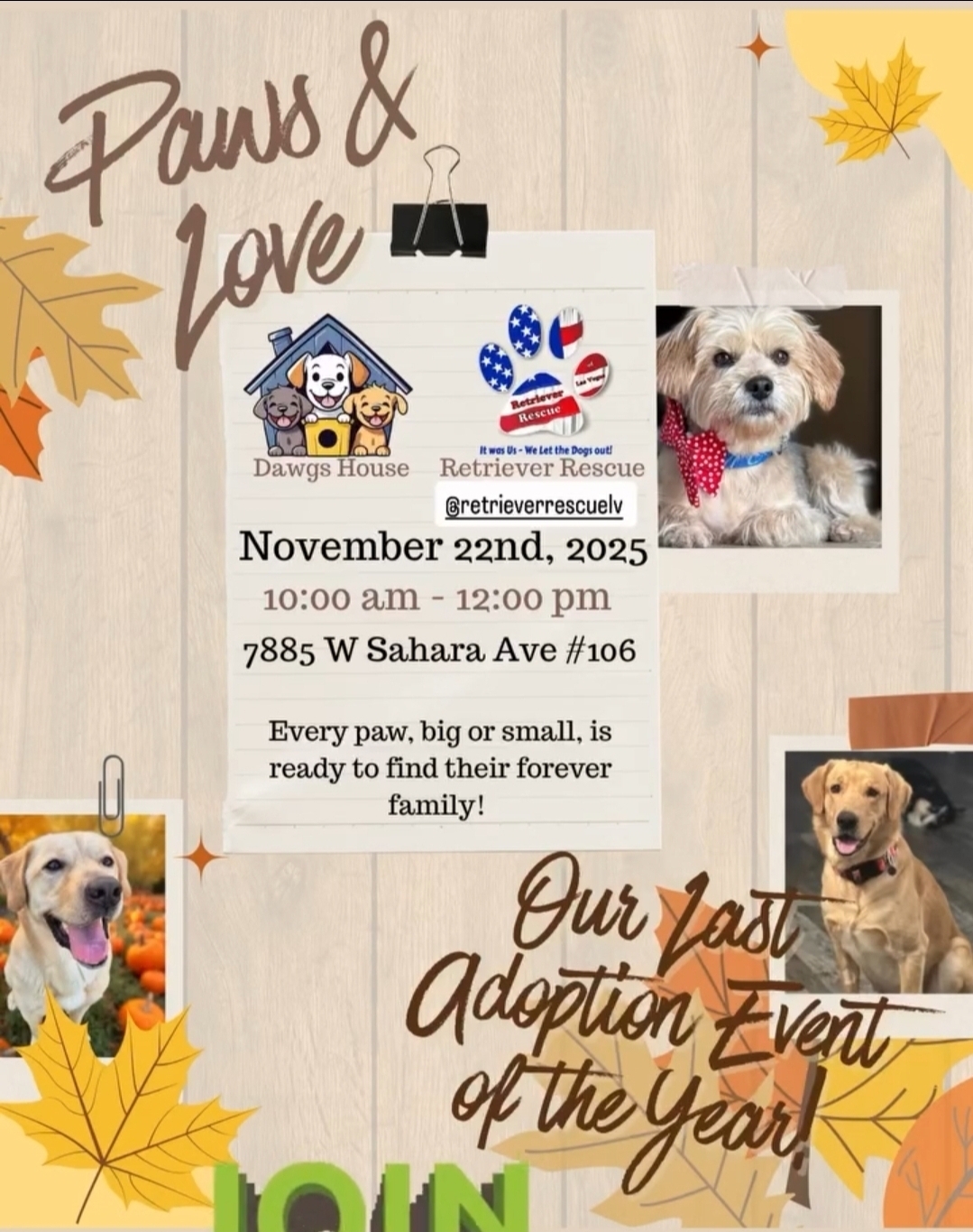 RRLV Paws & Love 2025